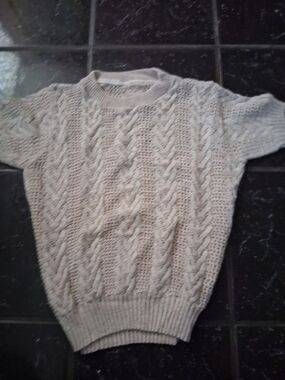 Nora Hoffman Cbh Crochet Sweater Top